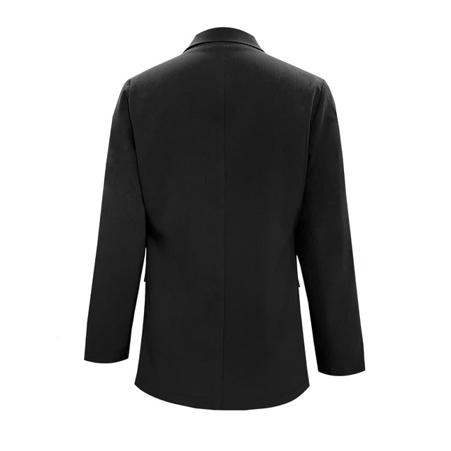 Lapel Collar Long Sleeve Blazer