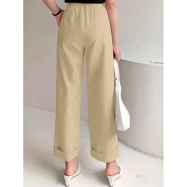 Full Size High Waist Pants