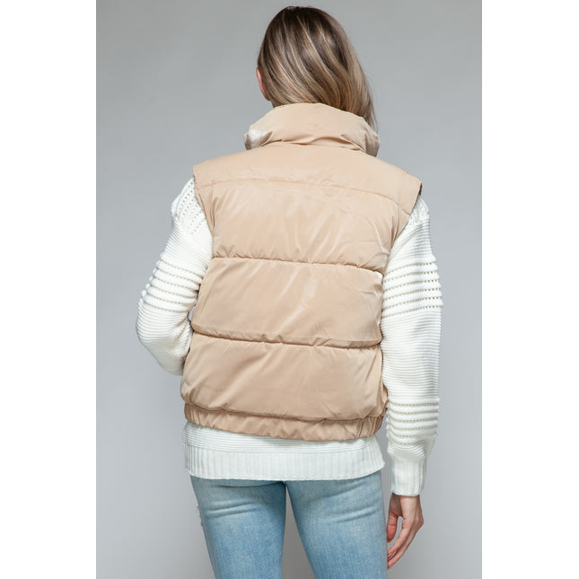 Snobbish Fine Fur Lining Quilted Vest