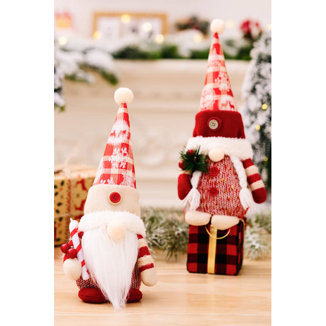 2-Pack Christmas Pointed Hat Gnomes