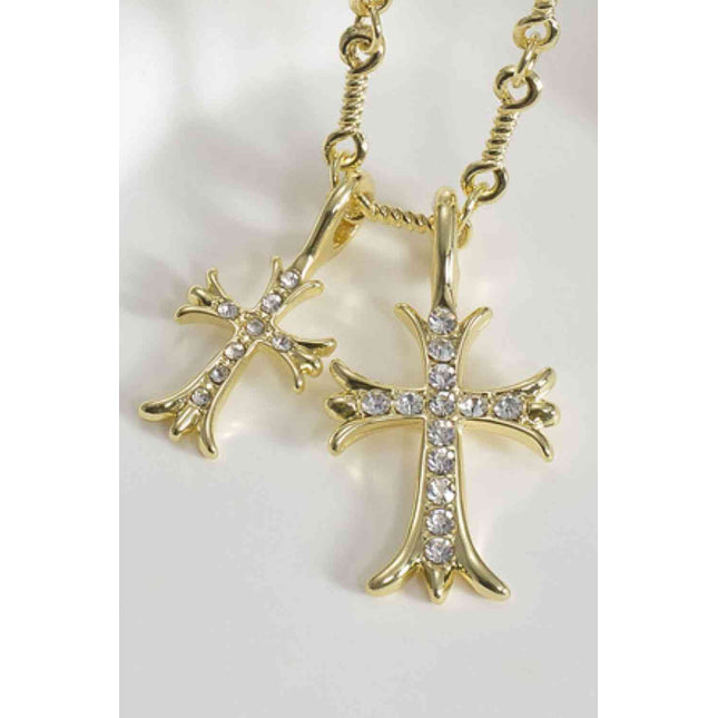 Cross Pendant Stainless Steel Necklace