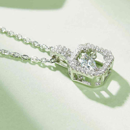 Adored Moissanite 925 Sterling Silver Necklace