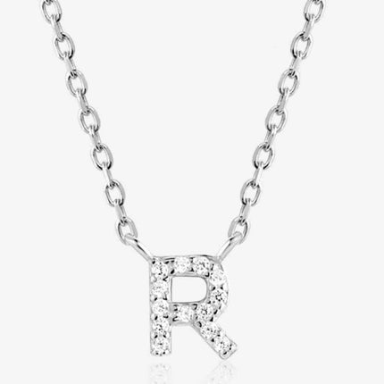 Q To U Zircon 925 Sterling Silver Necklace