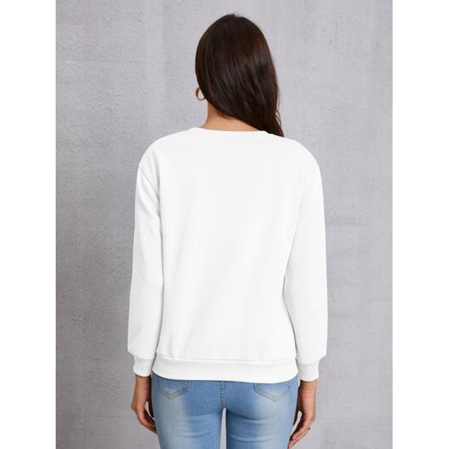 LOADS OF LUCK Round Neck Sweatshirt