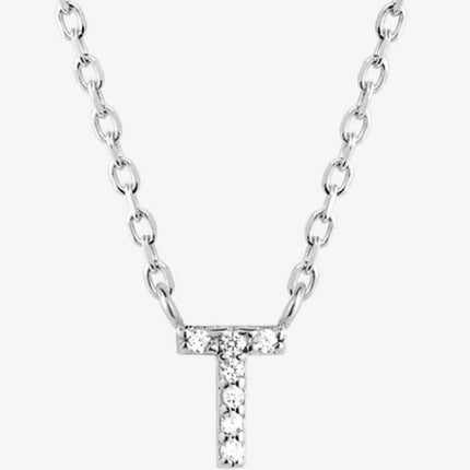 Q To U Zircon 925 Sterling Silver Necklace