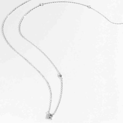 Q To U Zircon 925 Sterling Silver Necklace