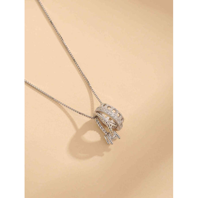 Zircon 925 Sterling Silver Necklace