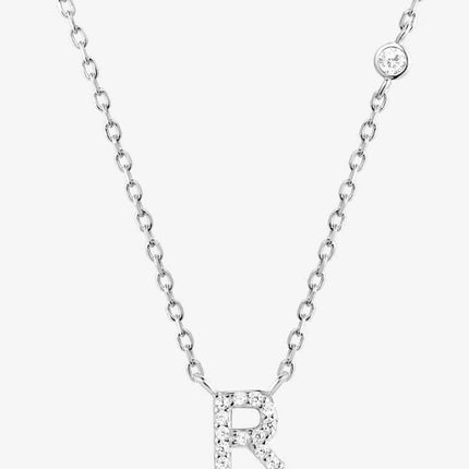 Q To U Zircon 925 Sterling Silver Necklace