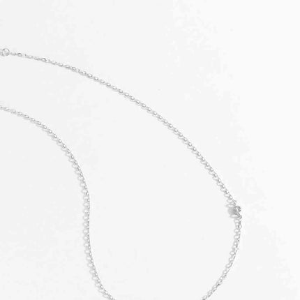 Q To U Zircon 925 Sterling Silver Necklace