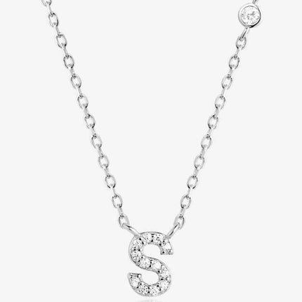 Q To U Zircon 925 Sterling Silver Necklace