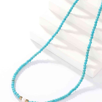 Turquoise & Pearl Necklace