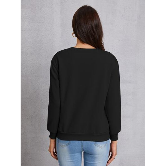 LUCK CHARMER Round Neck Sweatshirt