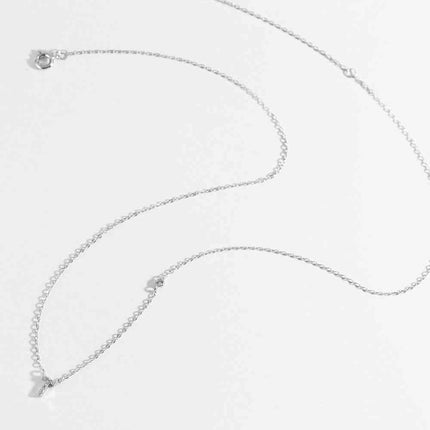 Q To U Zircon 925 Sterling Silver Necklace