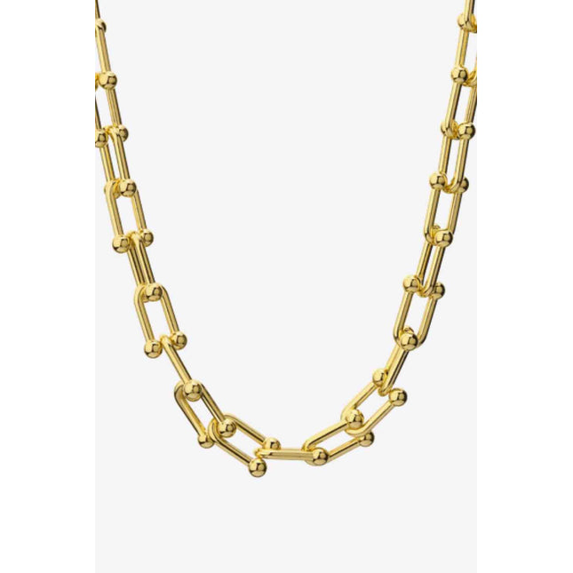 Fun Day Ahead Alloy Chain Necklace