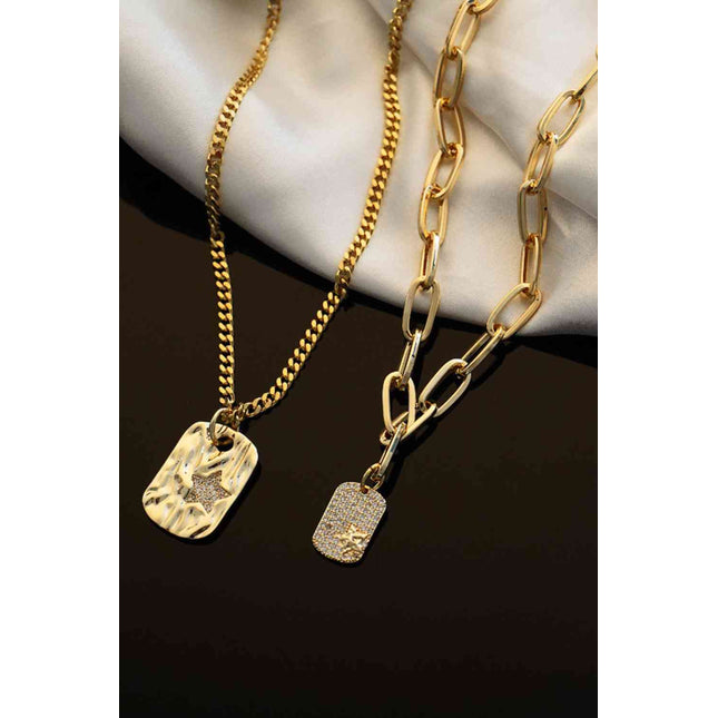 Never Out Of Reach 18K Gold-Plated Pendant Necklace