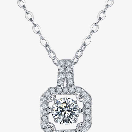 Adored Moissanite 925 Sterling Silver Necklace