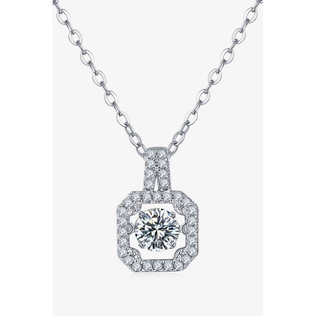 Adored Moissanite 925 Sterling Silver Necklace