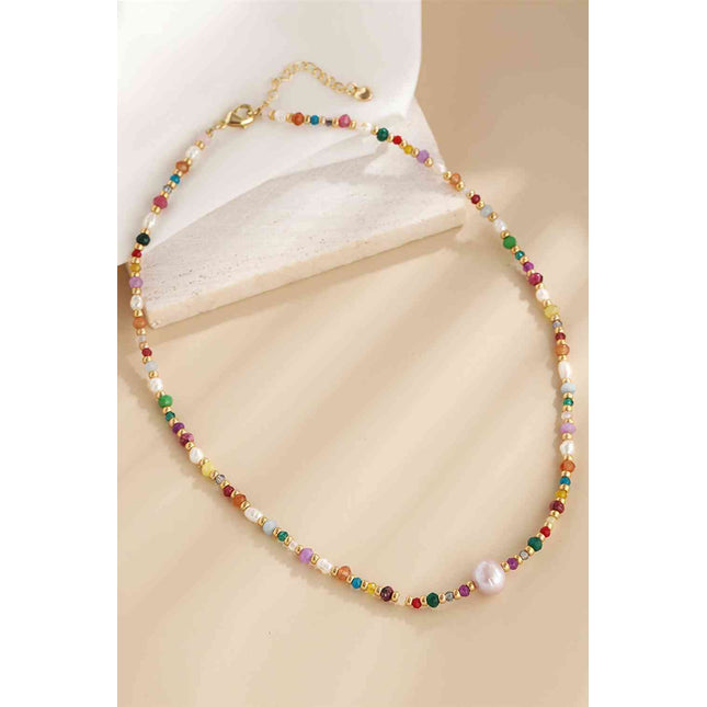 Multicolored Bead Necklace