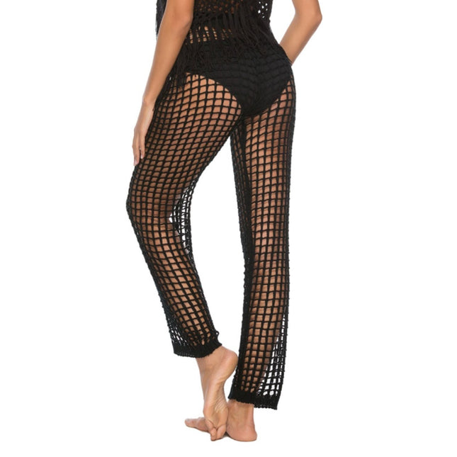 Cutout High Waist Swim Pants