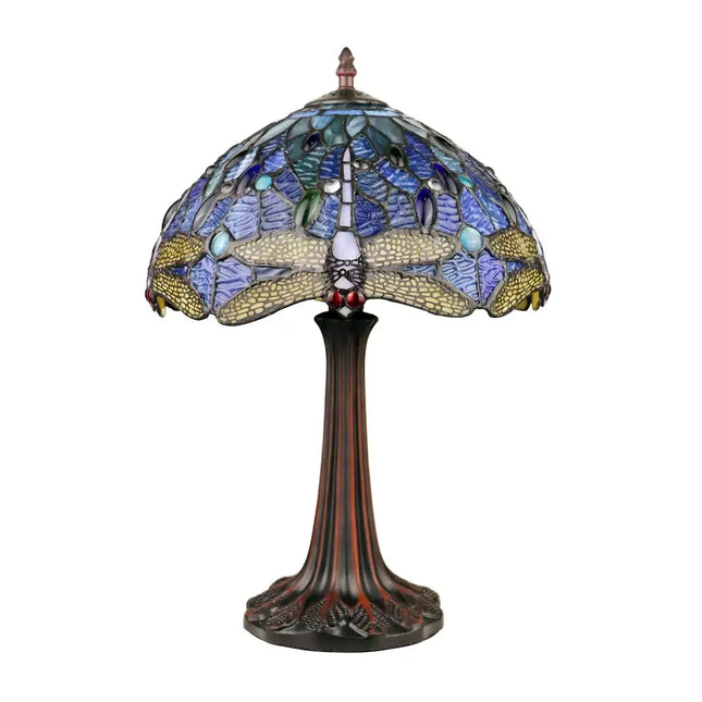 SUNNIVA Dragonfly-Style Dark Bronze 1 Light Table Lamp