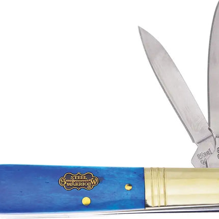 Barlow/One Arm Razor Blue Pocket Knife