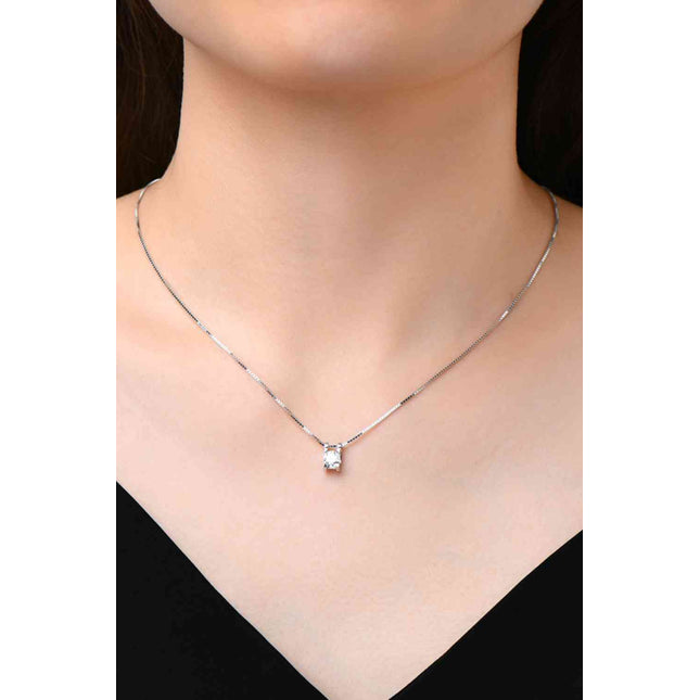 Moissanite 925 Sterling Silver Necklace