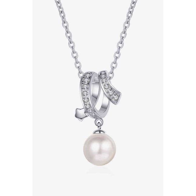 Give You A Chance Pearl Pendant Chain Necklace