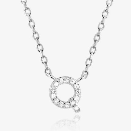 Q To U Zircon 925 Sterling Silver Necklace