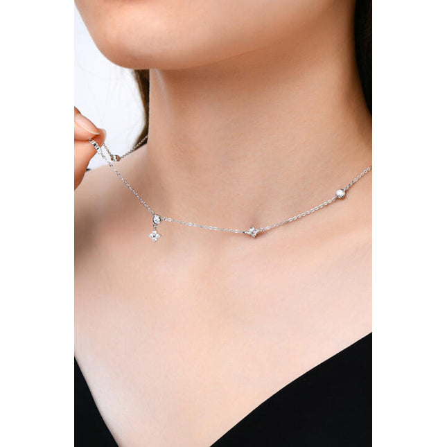 Moissanite 925 Sterling Silver Necklace