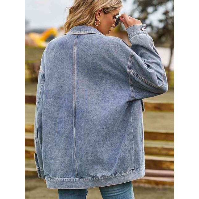 Dropped Shoulder Denim Jacket