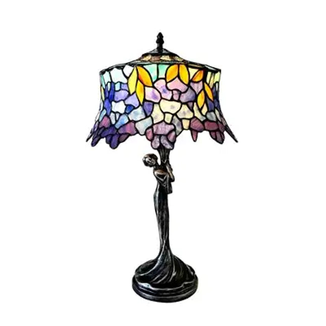 SOPHIA Wisteria 1 Light Antique Dark Bronze Table Lamp