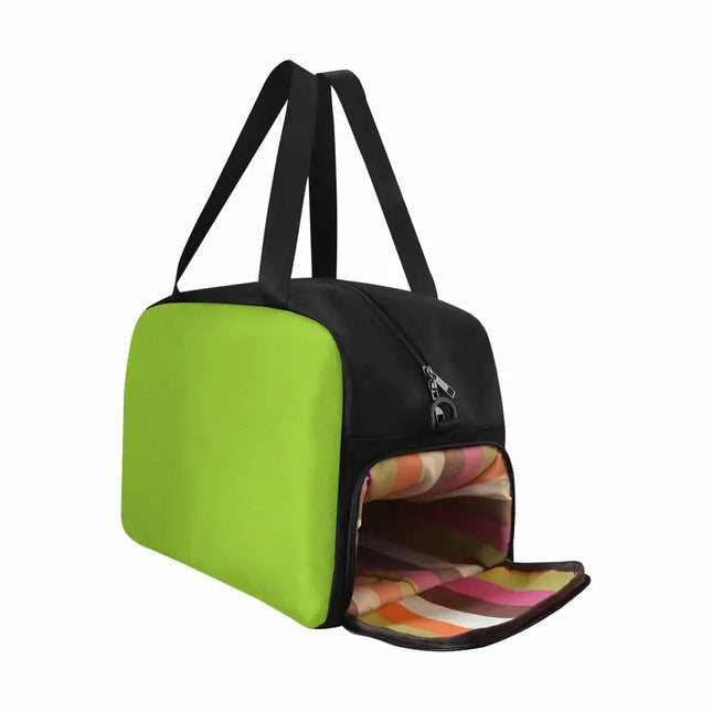 Uniquely You Yellow Green  Tote and Crossbody Travel Bag